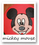 mickey mouse taart