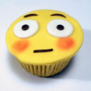 Zijkant cupcake Blosjes