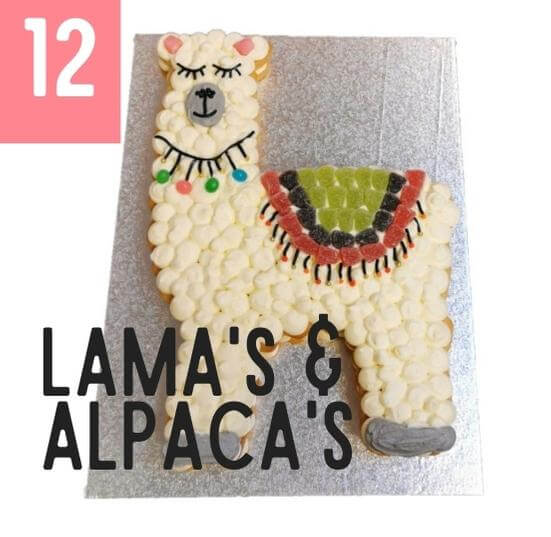 12 voorbeelden van lama taarten