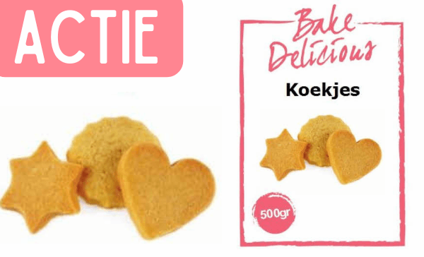 20% korting op koekjesmix van Bake Delicious66