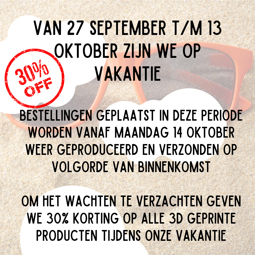 30% korting op 3D fondant stempels