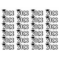  24x "Geslaagd 2023" op Frosty sheet - JouwTaartShop, fig. 1 