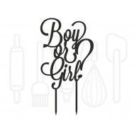  Taarttopper - Gender Reveal - Boy or Girl?, fig. 1 