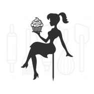  Taarttopper - Meisje met cupcake, fig. 1 