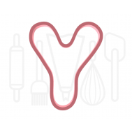  Letter Y uitsteker - rond - 3D geprint, fig. 2 