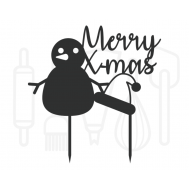  Taarttopper - Merry x-mas + sneeuwpop, fig. 1 