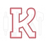  Letter K uitsteker - klassiek - 3D geprint, fig. 2 