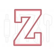  Letter Z uitsteker - klassiek - 3D geprint, fig. 2 