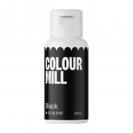  Chocolade kleurstof zwart (black) 20 ml - Colour Mill, fig. 1 