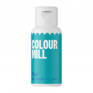  Chocolade kleurstof turquoise (teal) 20 ml - Colour Mill, fig. 1 