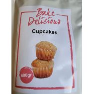 (t-h-t-korting) Mix voor Cupcakes 600 gr - Bake Delicious, fig. 1 