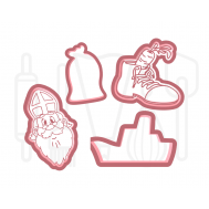  Sinterklaas uitstekers set 1  - 3D geprint, fig. 1 