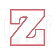  Letter Z uitsteker - chocolade letter - 3D geprint, fig. 2 
