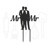  Taarttopper - Bruidspaar heren Mr & Mr, fig. 1 