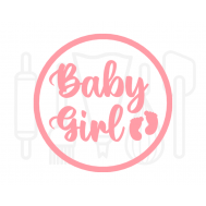  Fondant stempel Baby girl met voetjes - 3D Geprint, fig. 1 