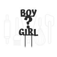  Taarttopper - Gender Reveal - Boy ? Girl, fig. 1 