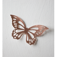  Eetbaar papier vlinders metallic rosé goud - Crystal Candy, fig. 1 