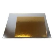  Taartkarton goud/zilver vierkant 25 cm 3 st, fig. 1 