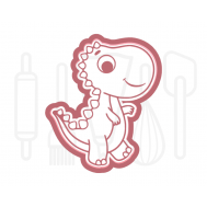  Baby 3 dinosaurus uitsteker + stempel - 3D-geprint, fig. 1 