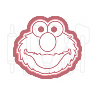  Elmo hoofd uitsteker + stempel - 3D-geprint, fig. 1 