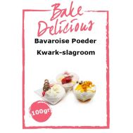  Bavaroise poeder Kwark-slagroom 100 gr - Bake Delicious, fig. 1 