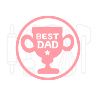  Fondant stempel Best dad trofee - 3D Geprint, fig. 2 