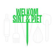  Cupcakeprikker - Welkom Sint & Piet 12 stuks, fig. 2 