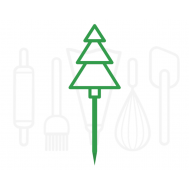  Cupcakeprikker - Kerstboom 12 stuks, fig. 2 