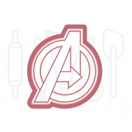  Marvels Avengers logo uitsteker + stempel - 3D-geprint, fig. 1 