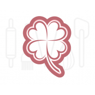  Klavertje 4 uitsteker + stempel - 3D-geprint, fig. 1 
