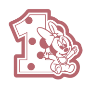 Babymuis 1 jaar uitsteker + stempel - 3D-geprint, fig. 1 