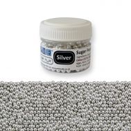  Suikerparels zilver 3 mm 25 gr - PME, fig. 1 