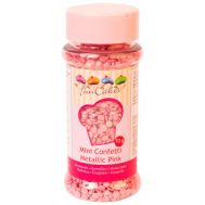  Mini confetti metallic roze 70 gr - FunCakes, fig. 1 