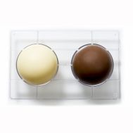 Polycarbonaat Chocolade mold halve bol 2 x 10 cm - Decora, fig. 1 