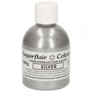  Gekleurde fijne suiker zilver 100 gr - Sugarflair, fig. 1 