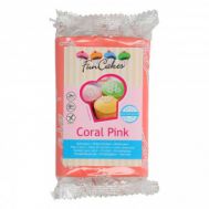  Rolfondant koraal roze (coral pink) 250 gr - FunCakes, fig. 1 
