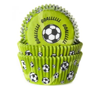  Voetbal (goal!) groen - baking cups (50 st), fig. 1 