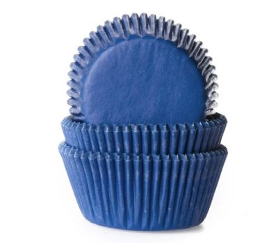  Effen jeans blauw - baking cups (50 st), fig. 1 