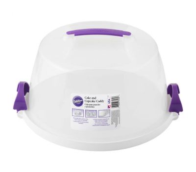  2-in-1 cake/cupcake caddy rond - Wilton, fig. 1 