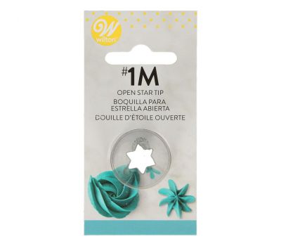  Decorating tip #1M Open star large - Wilton, fig. 1 