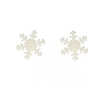  Fondant Sneeuwvlokken wit (6 st) - FunCakes, fig. 2 