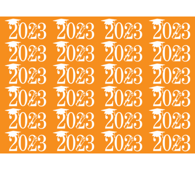  24x "Geslaagd 2023" op Frosty sheet - JouwTaartShop, fig. 22 