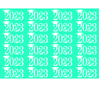  24x "Geslaagd 2023" op Frosty sheet - JouwTaartShop, fig. 26 