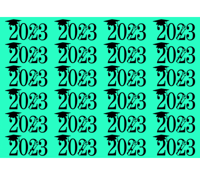  24x "Geslaagd 2023" op Frosty sheet - JouwTaartShop, fig. 18 