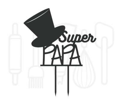  Taarttopper - Super papa, fig. 1 