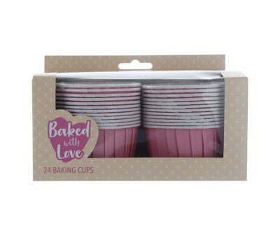  Licht roze baking cups (24 st), fig. 2 