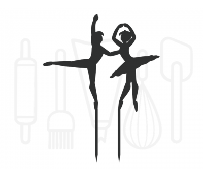  Taarttopper - Danspaar ballet, fig. 1 