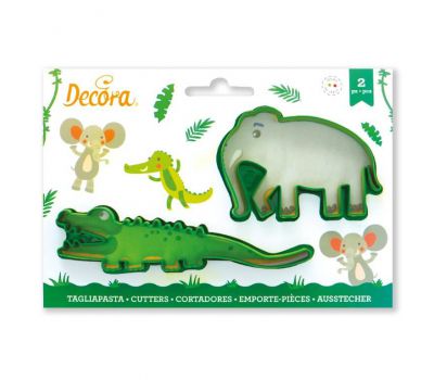  Krokodil & olifant uitsteker set/2 - Decora, fig. 1 