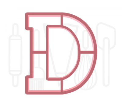  Letter D uitsteker - klassiek - 3D geprint, fig. 2 