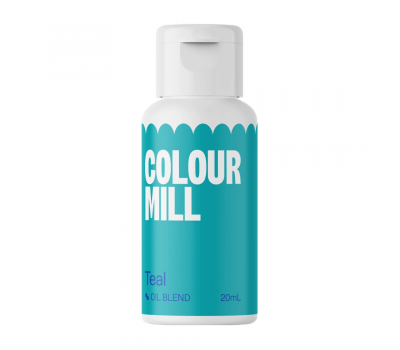  Chocolade kleurstof turquoise (teal) 20 ml - Colour Mill, fig. 1 